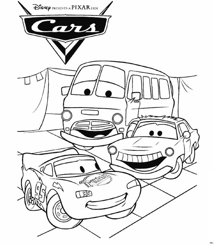 coloriage cars amis
